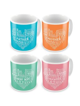 Indigifts - Ceramic Mug set of 4