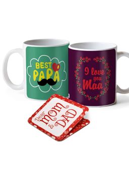 Indigifts - Coffee Mug Set of 2 - 330ml