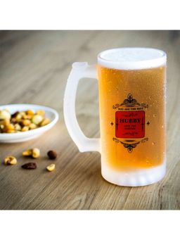 Indigifts - Glass Beer Mug - 1 Piece, Valentine Gifts, Love Gift