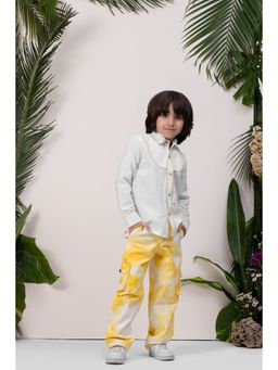 Mulyo Kids - Yellow Plum Tie & Dye Co-Ord (Set of 2)