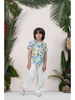 Mulyo Kids - Coastal Floral Print Co-Ord (Set of 2)