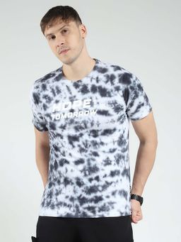 Rock.it - Grey Tie & Dye Round Neck T-Shirt