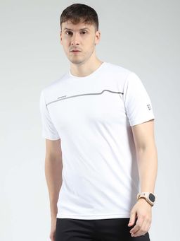 Rock.it - White Printed Round Neck T-Shirt