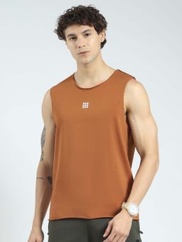 Rock.it - Rust Solid Round Neck T-Shirt