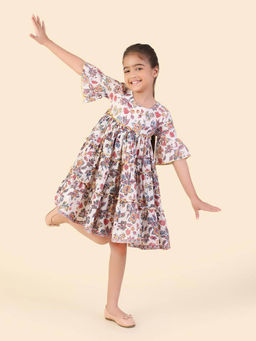 Fabindia - Natural Cotton Hand Block Printed Dress