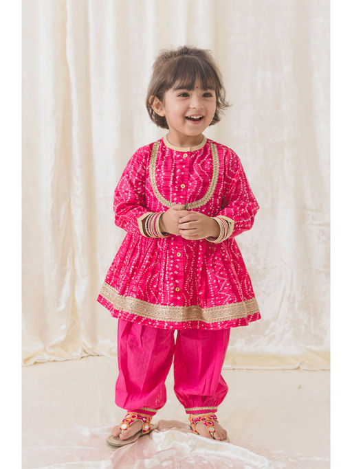 Buy TIBER TABER Baby Girls Baby Kurta and Salwar Pink (Set of