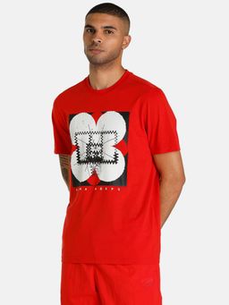 Puma - Box Out Ss 4 Men Red T-shirt