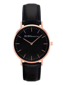BCBGMAXAZRIA - GENERATION Quartz Black Round Dial Women's Watch - GN51045002