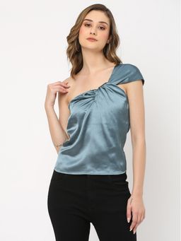 MISH - Women Grey Solid Top