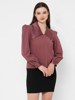 MISH - Women Mauve Solid Top