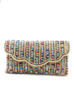 Odette - Multi-Coloured Stone Sling Bag