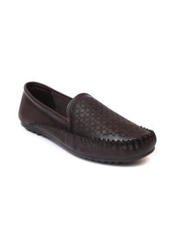 Zoom Shoes - Womens Brown Genuine Leather Loafers