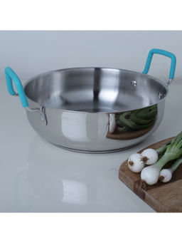 HomeTown - Stainless Steel Kadhai 20 cm in Silver