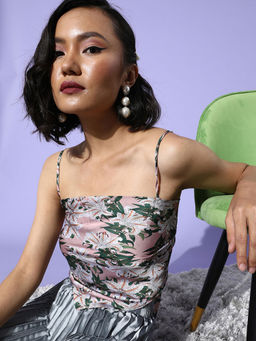 InWeave - Women Pink Floral Top