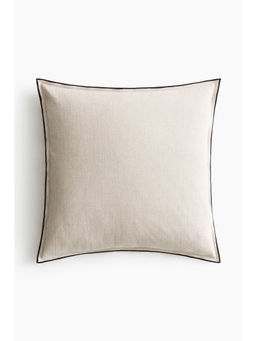 H&M - Beige Linen-blend cushion cover