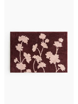 H&M - Red Tufted cotton bath mat
