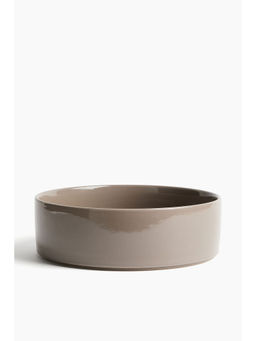 H&M - Beige Stoneware serving bowl