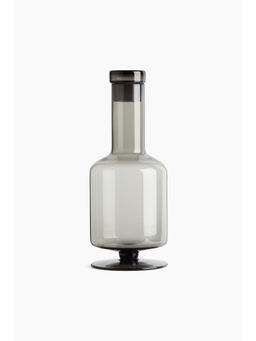 H&M - Grey Footed wine decanter