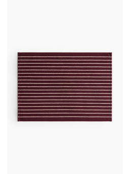 H&M - Red Cotton terry bath mat
