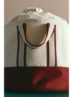 H&M - Red Canvas storage basket
