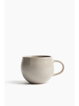 H&M - Beige Reactive-glaze stoneware mug