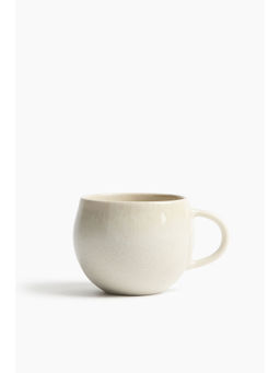 H&M - Beige Reactive-glaze stoneware mug