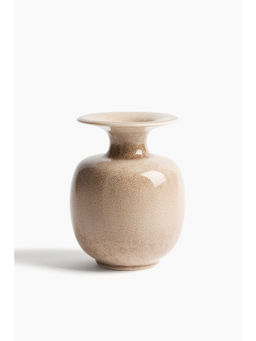H&M - Beige Small stoneware vase