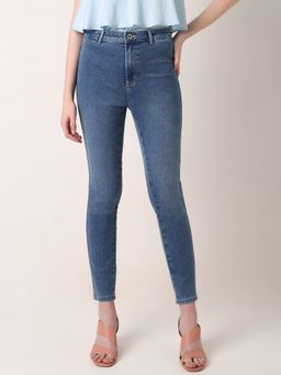 VERO MODA - Blue High Rise Skinny Fit Jeans