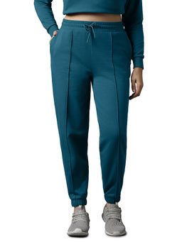 Amante - Solid Mid Rise Essential Fleece Joggers