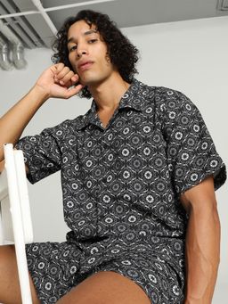 Puma - Classics Relaxed Fit Printed Casual Shirt
