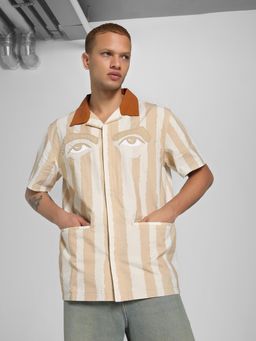 Puma - x KIDSUPER Relaxed Cotton Casual Shirt