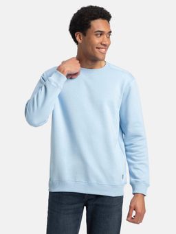 Jockey - US92 Men Super Combed Cotton Rich Fleece Sweatshirt - Powder Blue