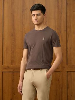 U.S. POLO ASSN. - Mens Solid Varsity T-shirt- Brown