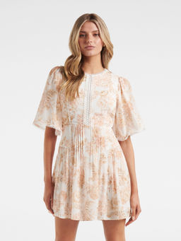 Forever New - Jade Angel Sleeve Skater Mini Dress