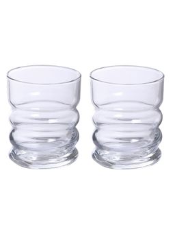 Smartserve - Twist Whiskey Glass- 240 ml - (Set of 2)