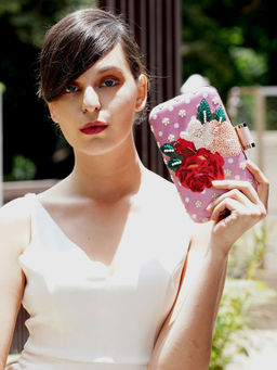 Odette - Multi-Color Embellished Clutch