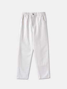 R&B - Solid Regular Girls Jeans - Beige