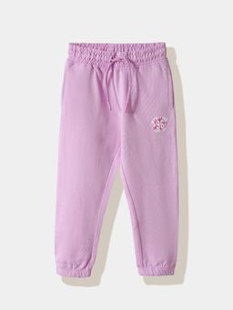 R&B - PRINT Regular Girls Joggers - Purple
