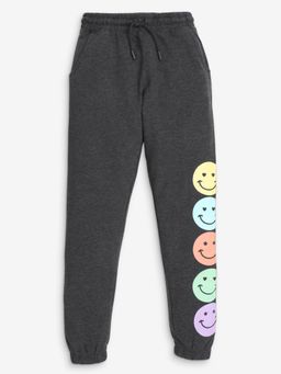 R&B - Graphic Regular Girls Joggers - Grey