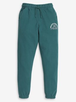 R&B - Graphic Regular Girls Joggers - Teal