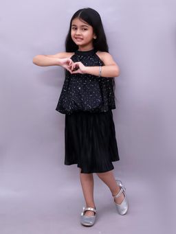 Lil Drama - Glam Up Girls Party Black Top and Skirt