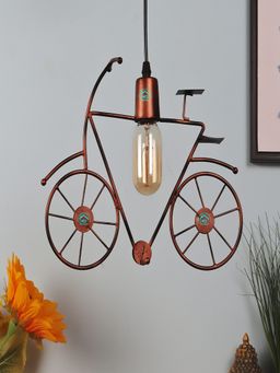 MFD HOME FURNISHING - Decorative Classic Cycle Hanging Light for Home Restaurant & Livingroom