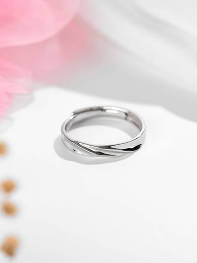 Minimalistic CZ 925 Sterling Silver Ring For Him
