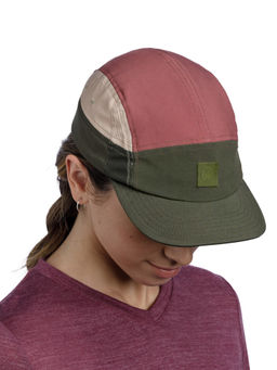 Buff - Unisex Green Polyester 5 Panel Go Cap Domus Military Cap (S/M)