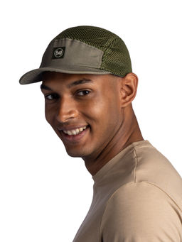 Buff - Unisex Green 5 Panel Air Summer Hiking Trekking Biking Cycling Running Cap (One Size)