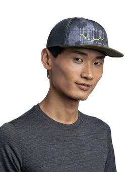 Buff - Unisex Black Explore Trucker Summer Hiking Trekking Biking Cycling Running Cap (L/XL)