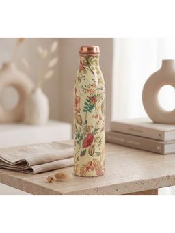 India Circus by Krsnaa Mehta - Off White Nature Copper Bottle