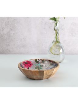 India Circus by Krsnaa Mehta - Multi-Color Nature Wood Bowl