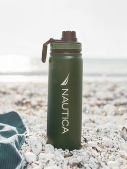 Nautica - Green Abstract Stainless Steel Bottle