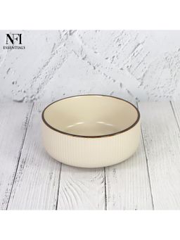 NFI Essentials - Beige Solid Ceramic Bowl
